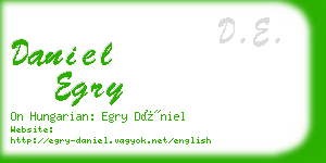 daniel egry business card